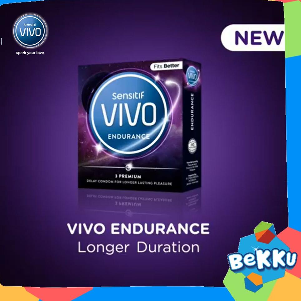 Terlaku... VIVO Condom Endurance Isi 3s / Kondom Vivo / beKKu