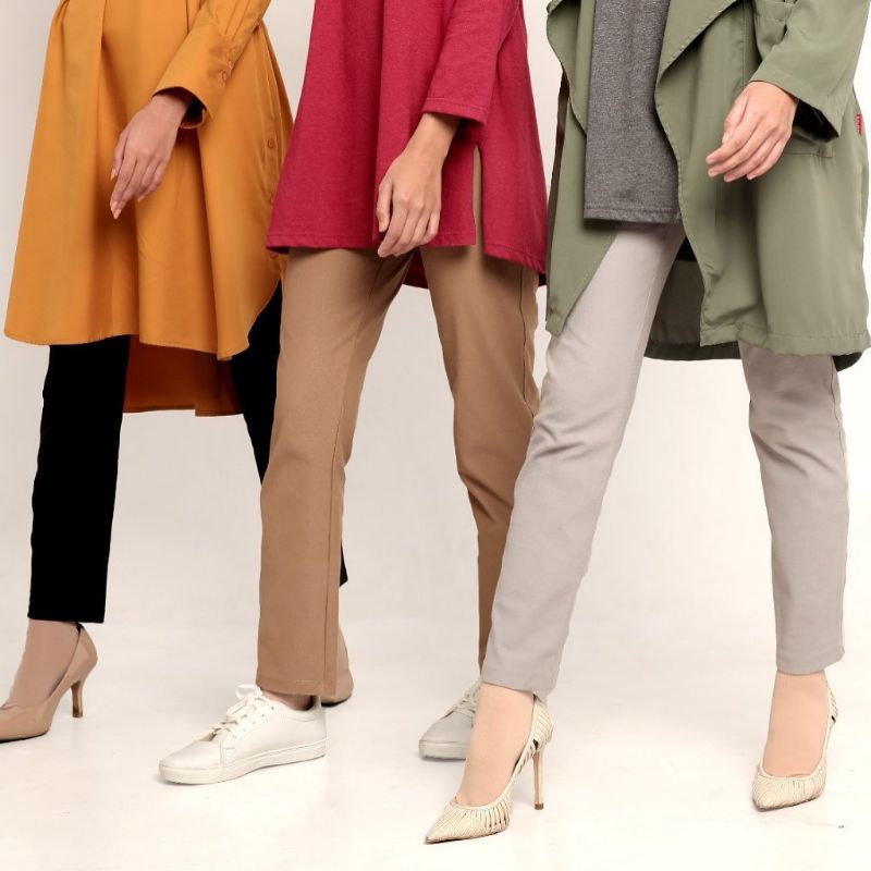 Celana Pants Dauky Celana panjang Straight Fit dauky