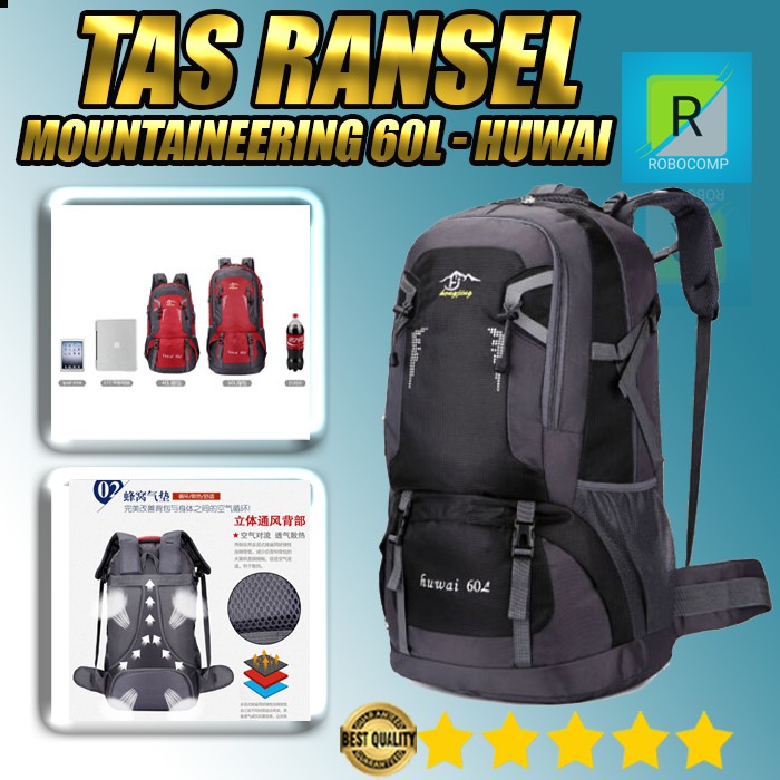 Tas Ransel Mountaineering 60L - Huwai