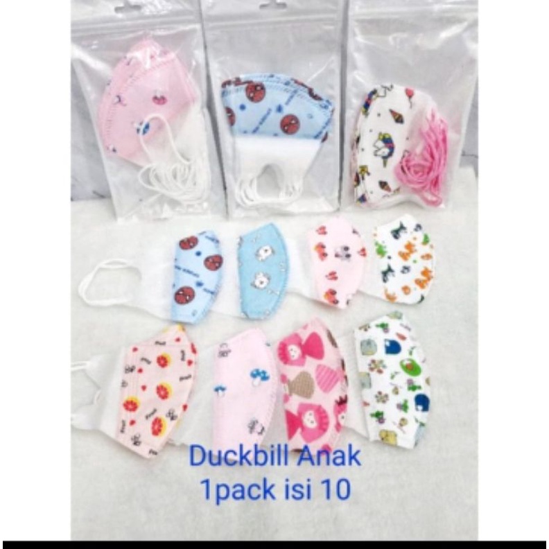 Masker Duckbill Anak Import / Duckbill Anak Anak