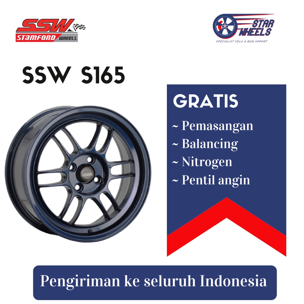 Velg Mobil SSW S165 RPF1 R16 x 7 Pcd 4x100 ET +42