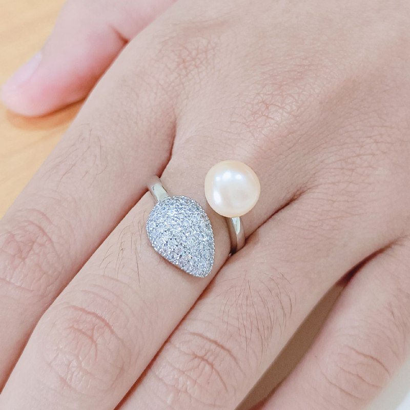 CINCIN MUTIARA ASLI AIR TAWAR BERSERTIFIKAT DARI LOMBOK, KADO ULTAH WISUDA UNIK UNTUK CEWEK, OOTD 6