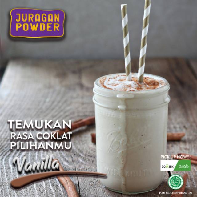 

Bubuk minuman Rasa Vanilla 1kg - terlaris, bisa pilih rasa lin.