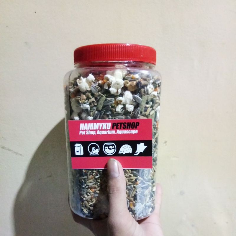 MAKANAN HAMSTER - PAKAN HAMSTER 1.2KG TOPLES