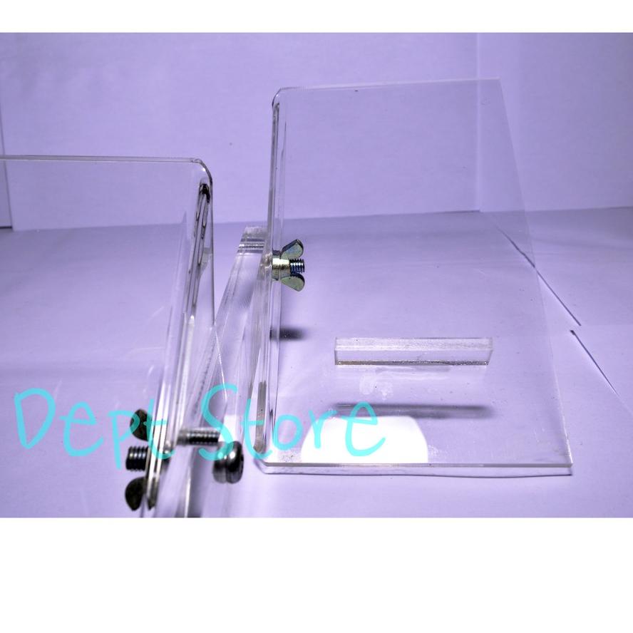 ➲ Display Sepatu Akrilik 4 Tingkat | Acrylic Mika Sepatu 4 Susun ✶