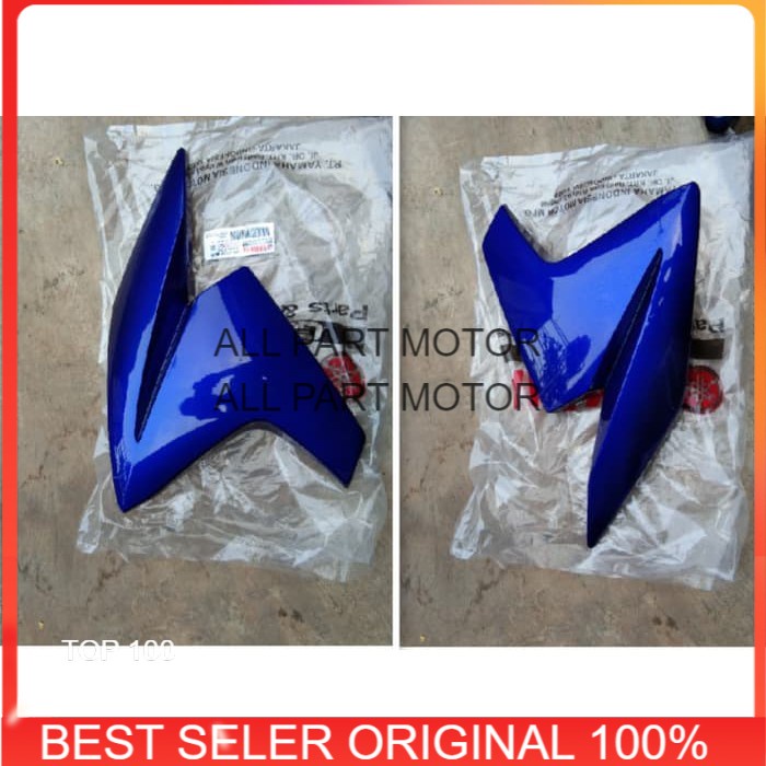 Scoop air sayap tengki vixion new nvl kanan kiri biru original ygp