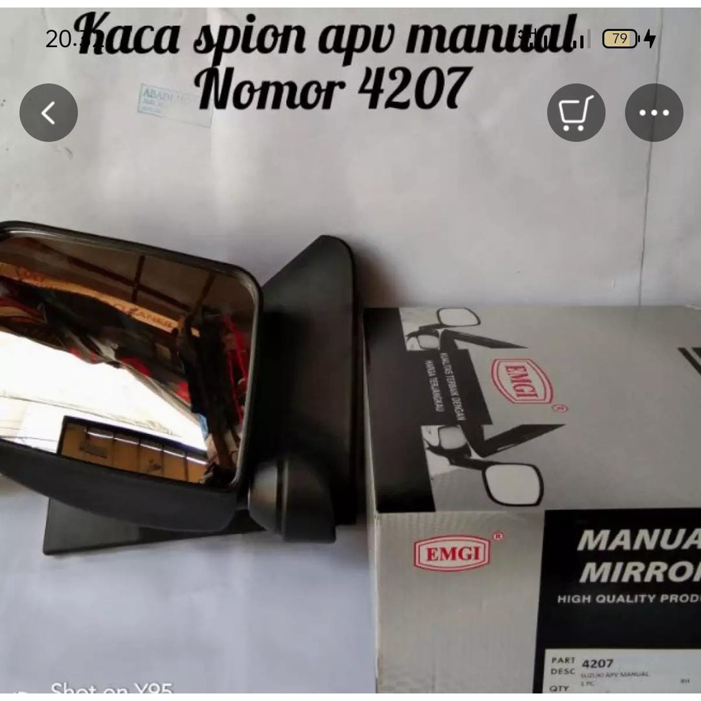 KACA SPION APV MANUAL KANAN