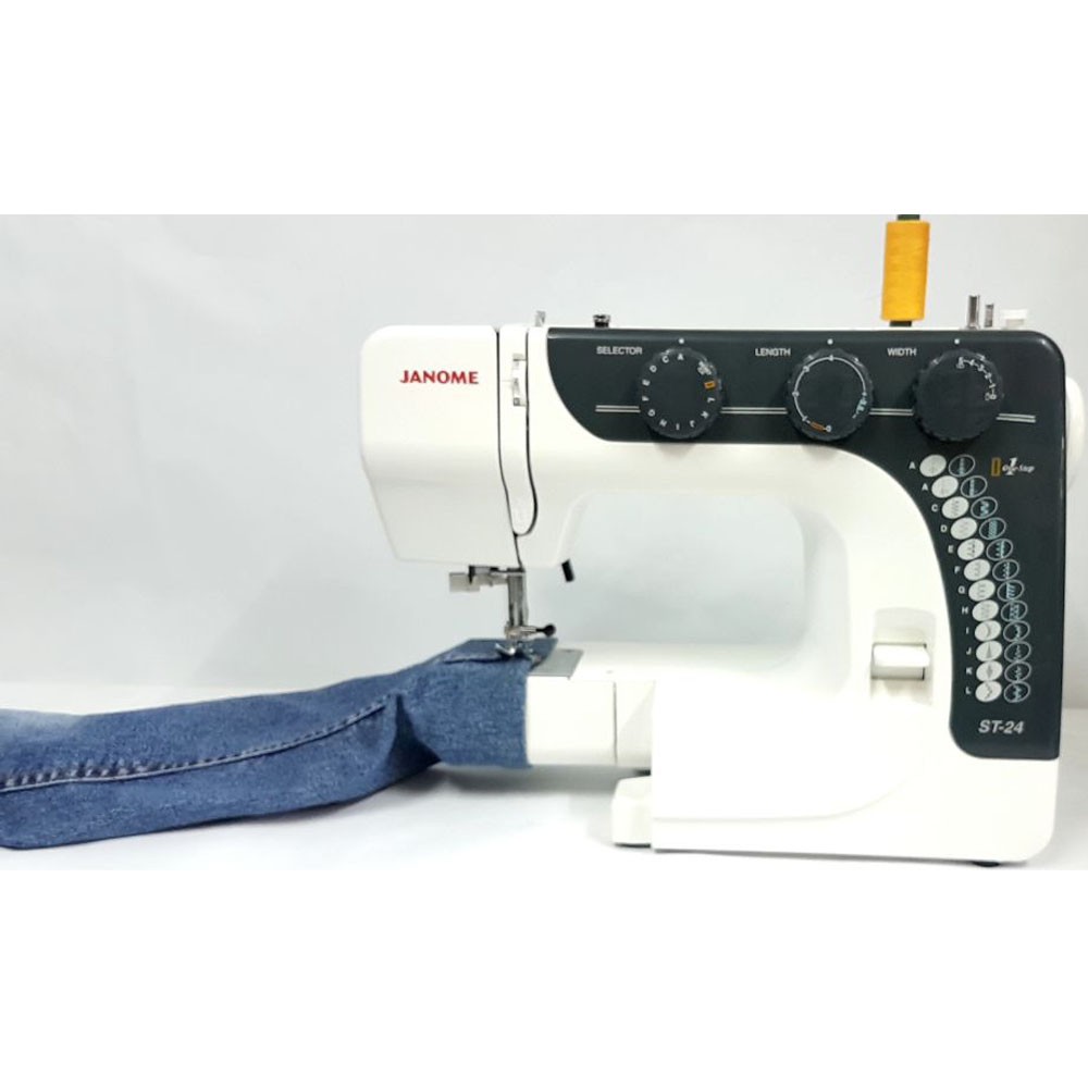 Janome St-24 Mesin Jahit Portable Heavy Duty - Biru Tua Putih