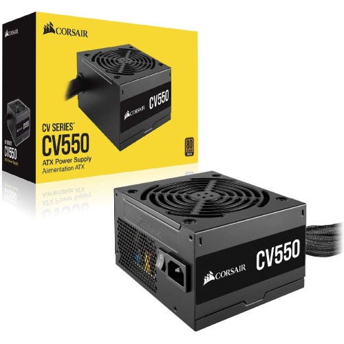 Power Supply CORSAIR CV550 - PSU Corsair CV550 550W 80+ BRONZE