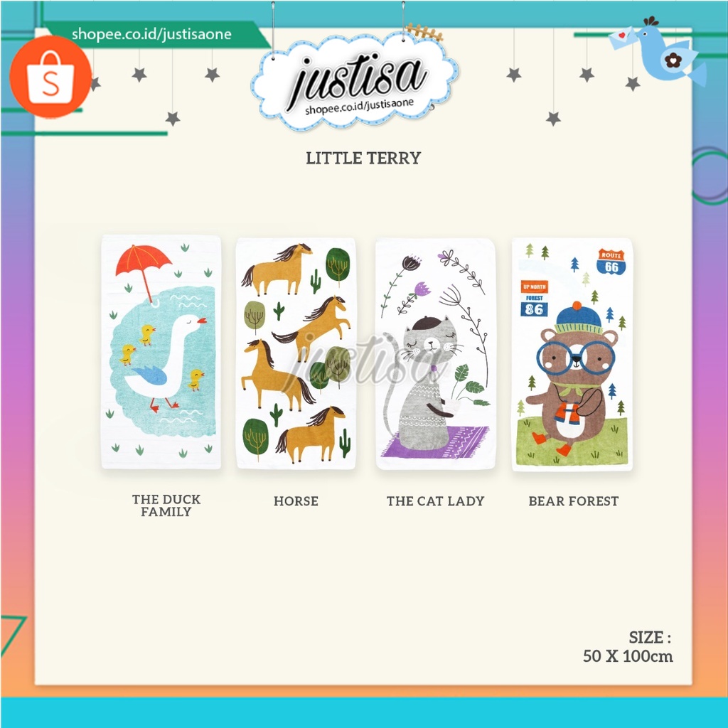 Promo !! SALE!!! HANDUK BAYI LITTLE TERRY PALMERHAUS 50X120