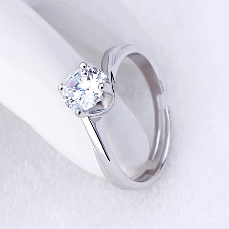 Cincin Sterling Silver 925 Hias Berlian 15 Gaya Untuk Wanita
