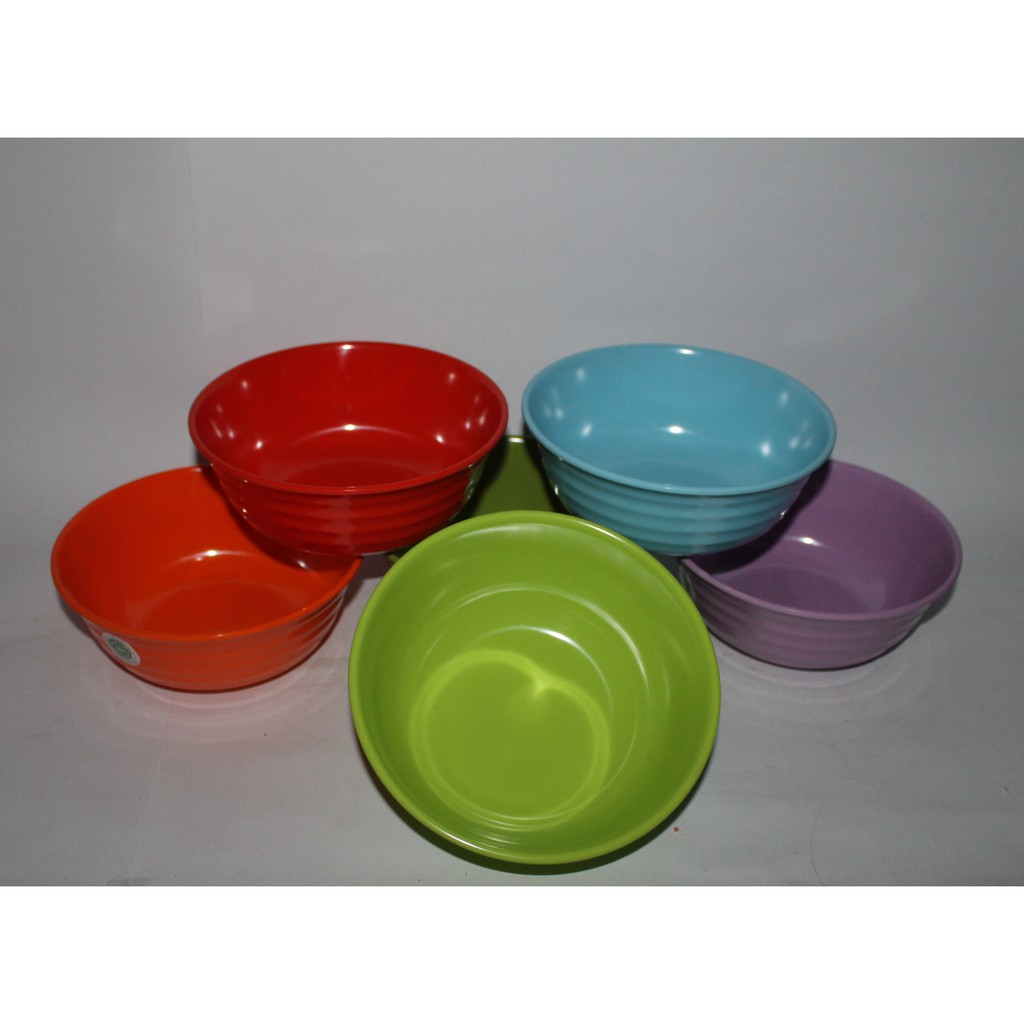 Mangkok Melamin ulir Golden Flying Fish W0701