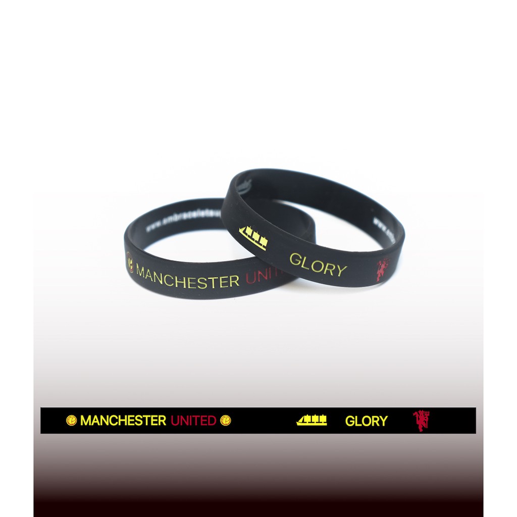 MANCHESTER UNITED WRISTBAND - BLACK EDITION