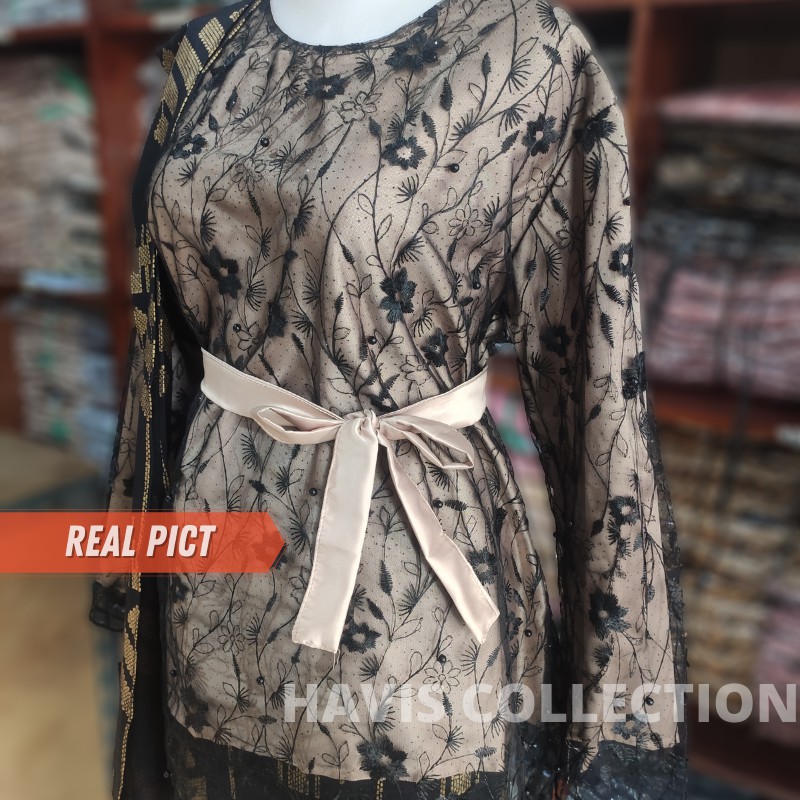 Kebaya Couple Wisuda Modern Setelan Kebaya Brokat Batik Tunangan Lamaran Kondangan Terbaru Kintana Havis Collection