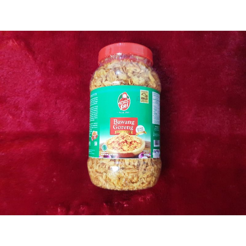 

Bawang Merah Goreng Hj. Mbok Sri Khas Palu Ukuran 500 gram