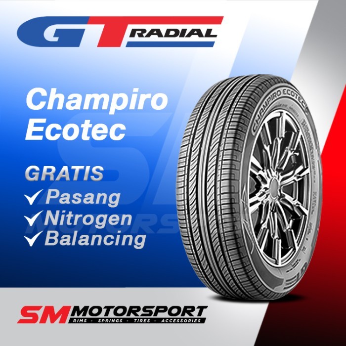 GT Radial Champiro Ecotec 205 70 R15 15 Ban Mobil