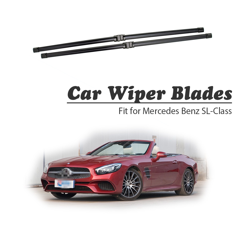 1 Set Karet Wiper Depan Mobil Untuk Mercedes Benz SL Class SL R230 AMG