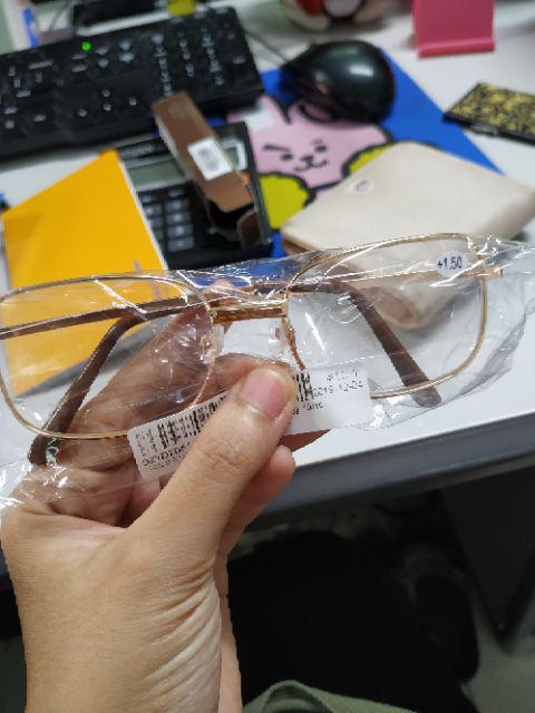 Okdeals Kacamata Baca Bingkai Kotak Ultra Ringan Bahan Resin+metal Untuk Pria/wanita