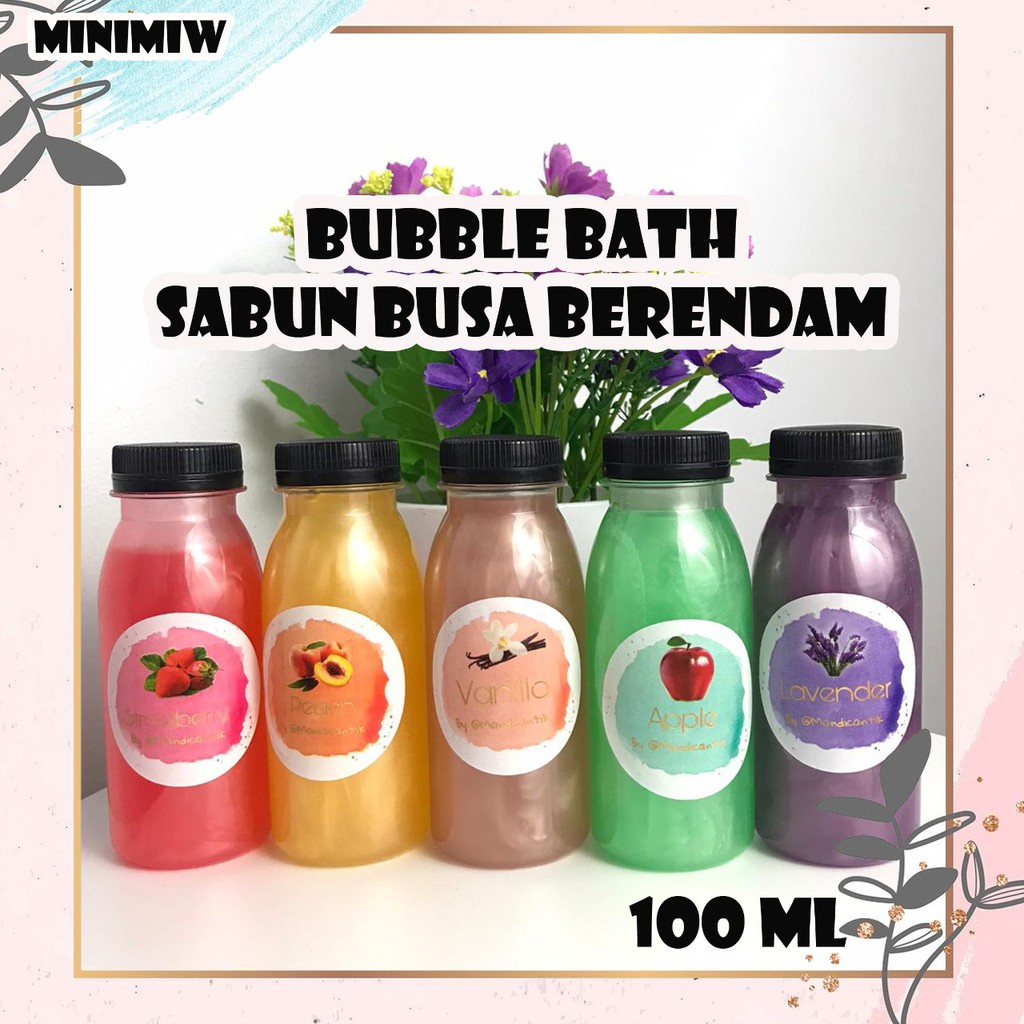 SABUN BATHTUB BUBBLE BATH 100 ML MANDI BUSA MELIMPAH SABUN BERENDAM BATH FOAM