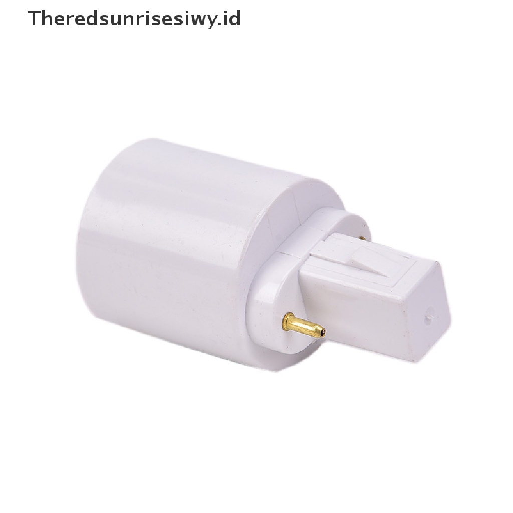 (Theredsunrisesiwy.Id) Adaptor Converter Fitting Bohlam Lampu Halogen Led G23 Ke E27 E26