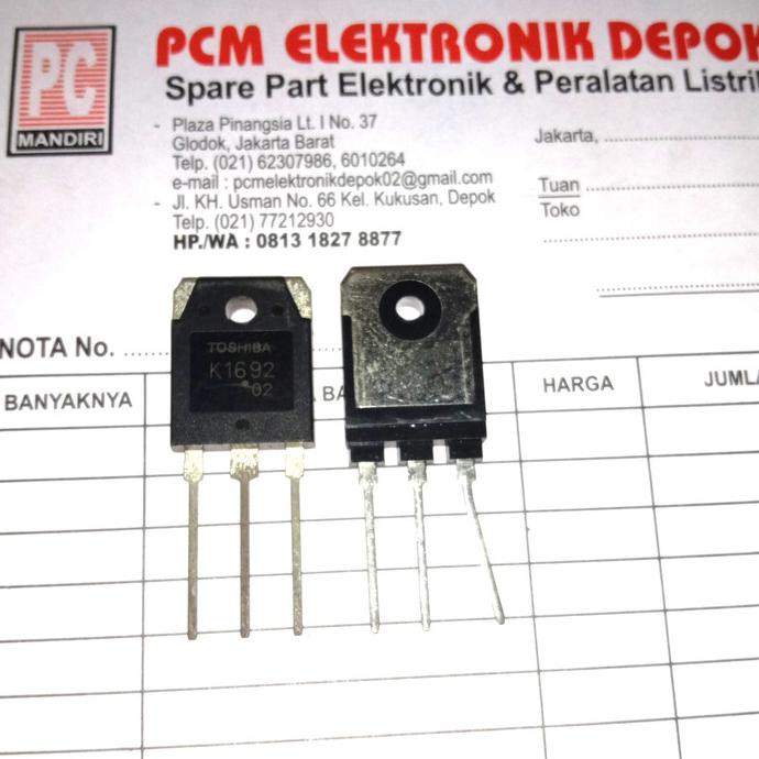 K1692 2Sk1692 K 1692 2 Sk Sk1692 Toshiba Transistor To247 To-247 Pcmelebik54 Berkualitas