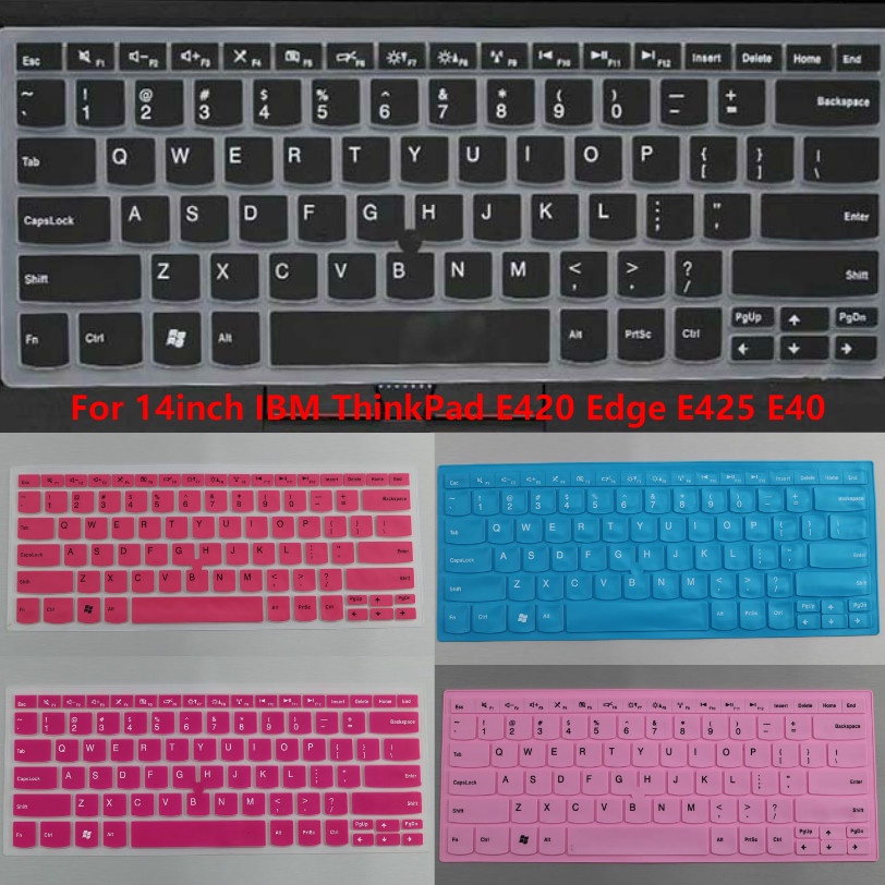 For 14inch IBM ThinkPad E420 Edge E425 E40 Soft Ultra-thin Silicone Laptop Keyboard Cover Protector