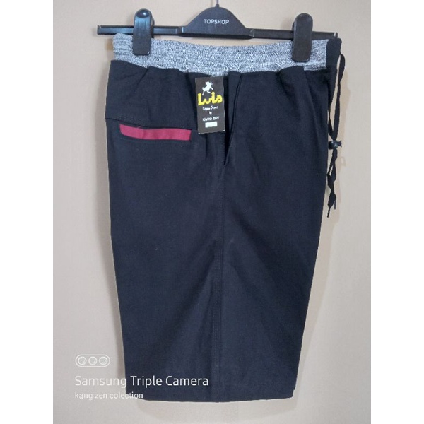 [COD] CELANA CHINOS DISTRO SAKU 4 TERMURAH BAHAN DIAMOND STREET MELAR DEWASA-Hitam