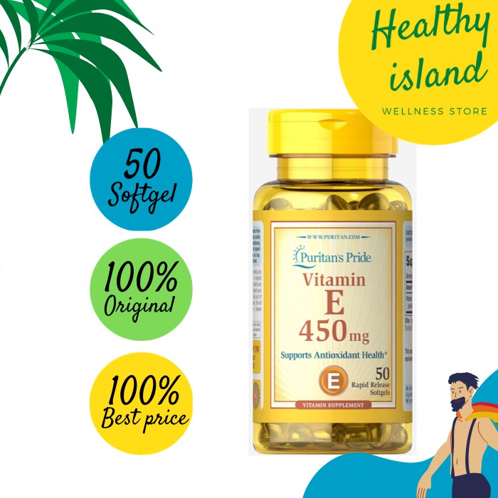 Puritan’s Pride Vitamin E 450 mg(1000 IU) / 400 mg