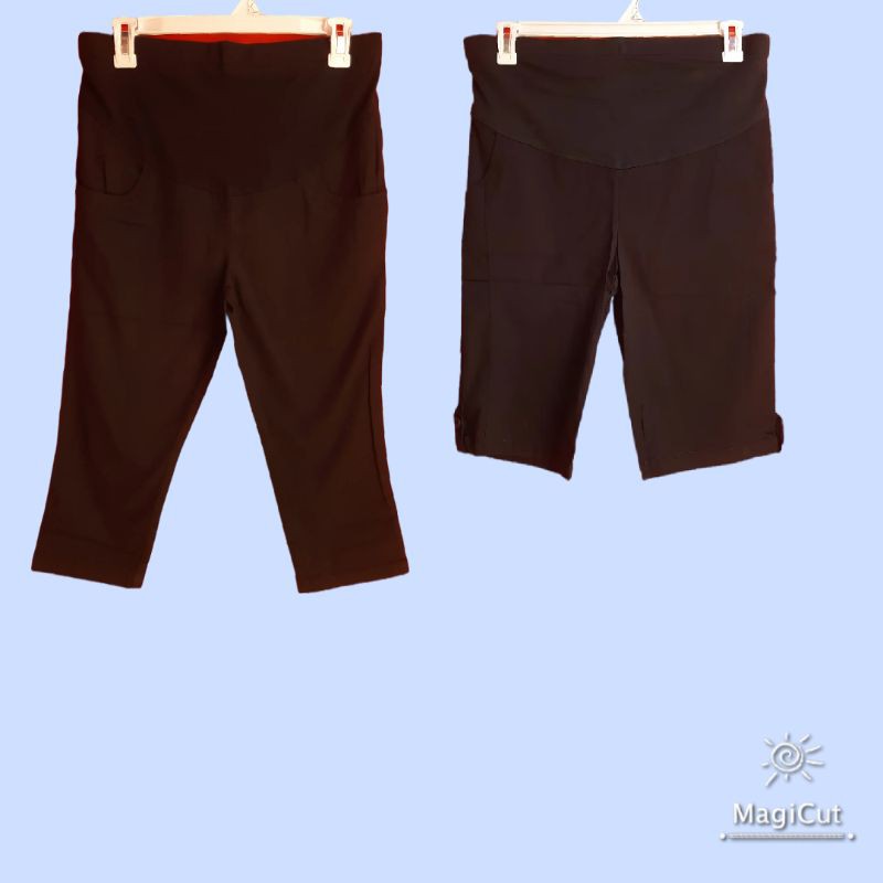 Celana Ibu Hamil Pendek Bumil short pants 3/4 dan 7/8 import berkualitas