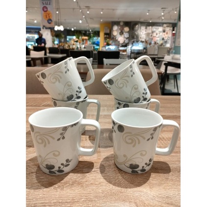 set gelas set mug keramik isi 6