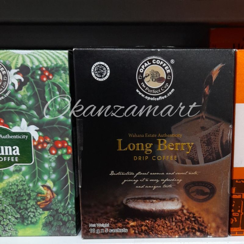 

Opal Coffee Long Berry/House Blend/Rasuna Drip Isi 5x10gr