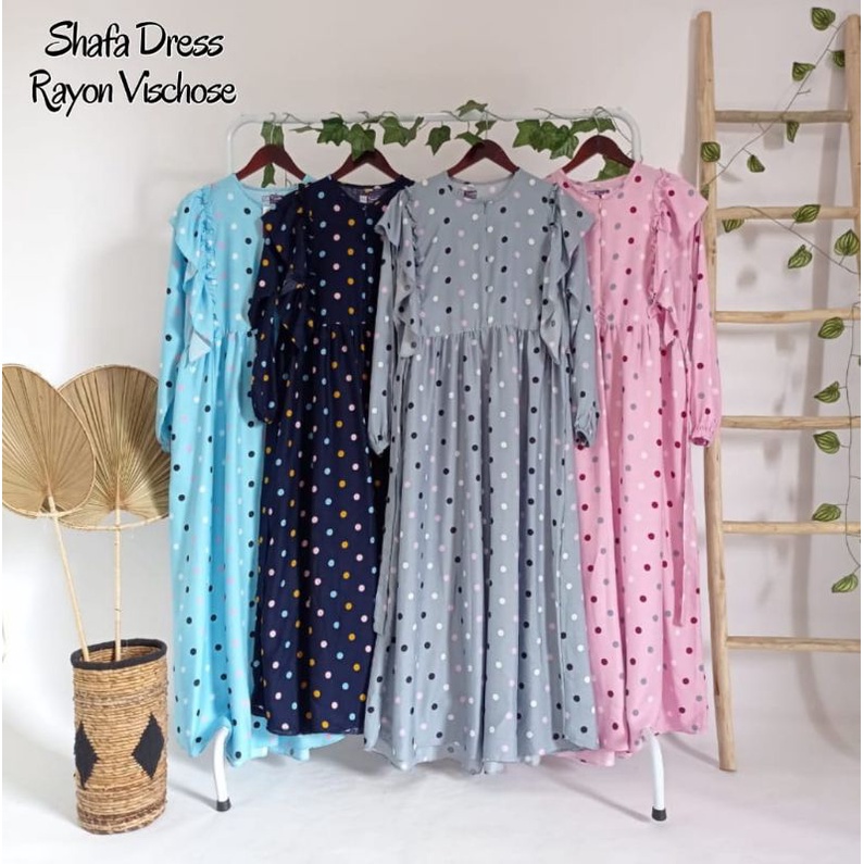 Gamis Shafa Dress Sada Hijab Gamis Murah Gamis Rayon Terlaris