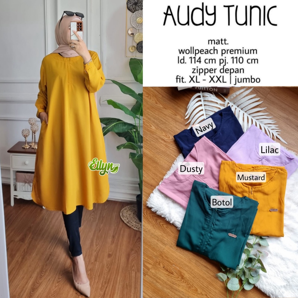 audy tunik | tunik polos | tunik katun | tunik korea