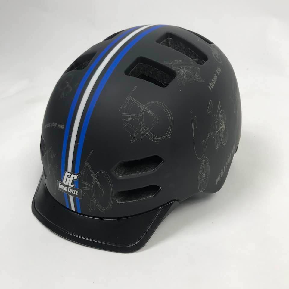 Helm Sepeda Singletrek1 CitiBike Teringan no.1 di DUNIA HBR UYM BLUE