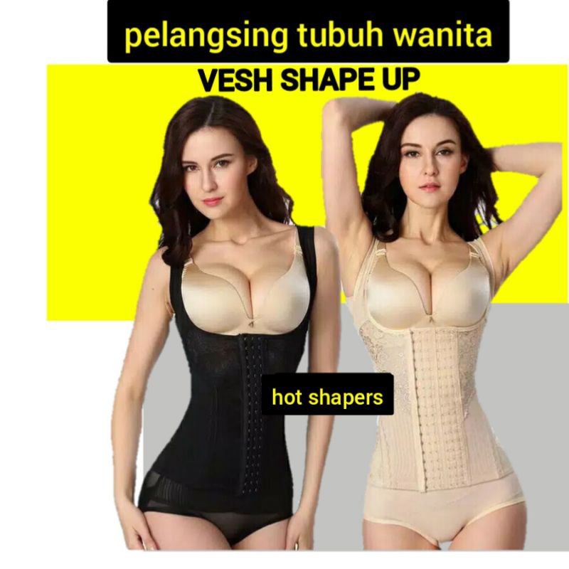 Vesh shape up korset pelangsing tubuh wanita