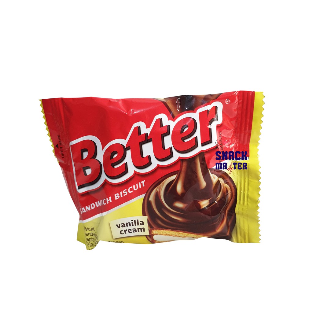 

RiDn Better Sandwich Biscuit Renceng - Netto 10bks x 22gr