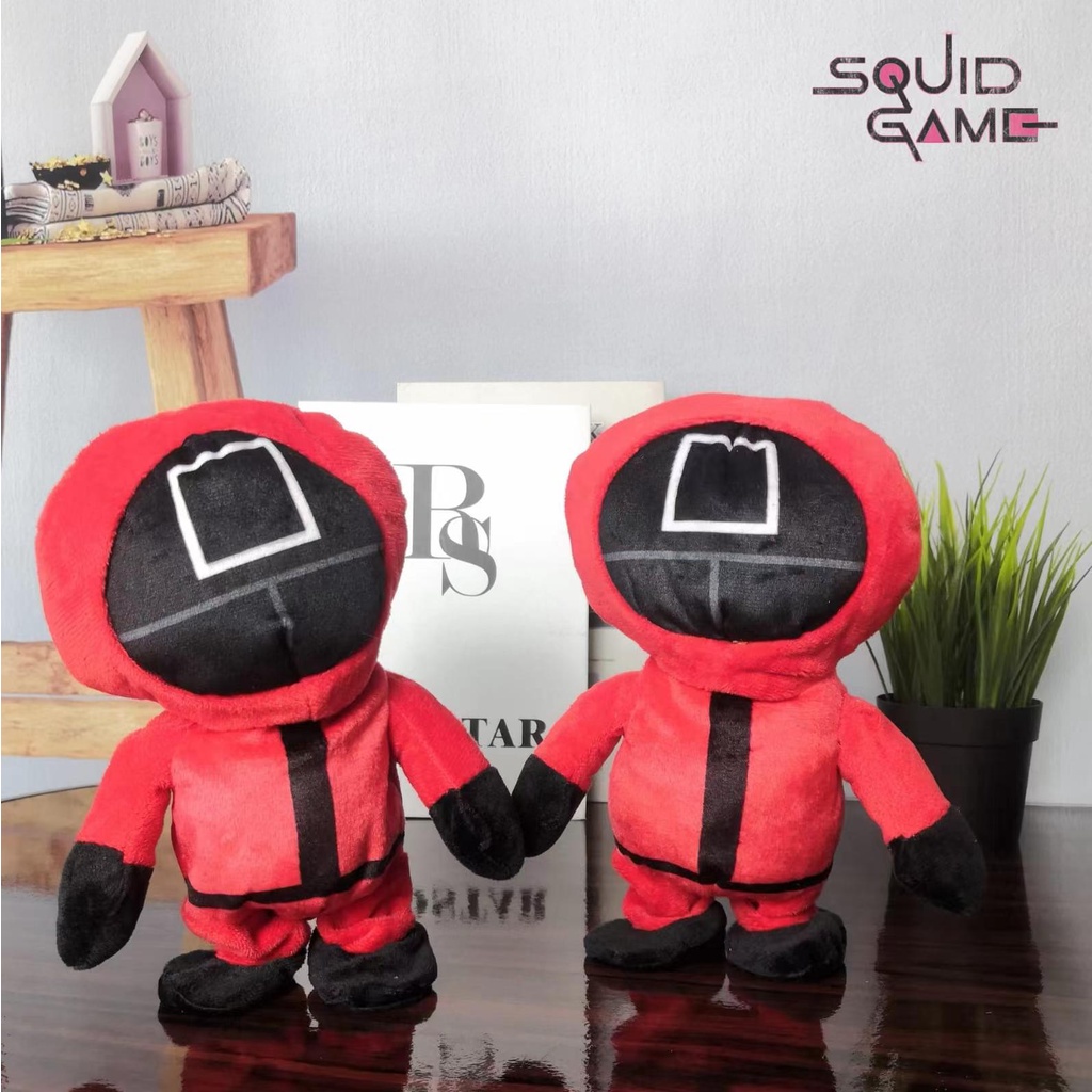 [TULALA SHOP]mainan bayi dan anak boneka bisa berbicara berjalan dan niru suara/musik Music squid game/Boneka squid game Talking walking music