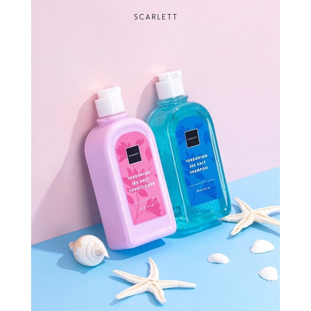 Scarlett Whitening Yordanian Seasalt Shampo Conditioner Shampo