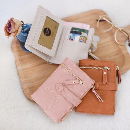 DOMPET WANITA LIPAT C219-1 KULIT IMPORT KOREA MURAH ABG FASHION BATAM WALLET PREMIUM BRAND WA019B7