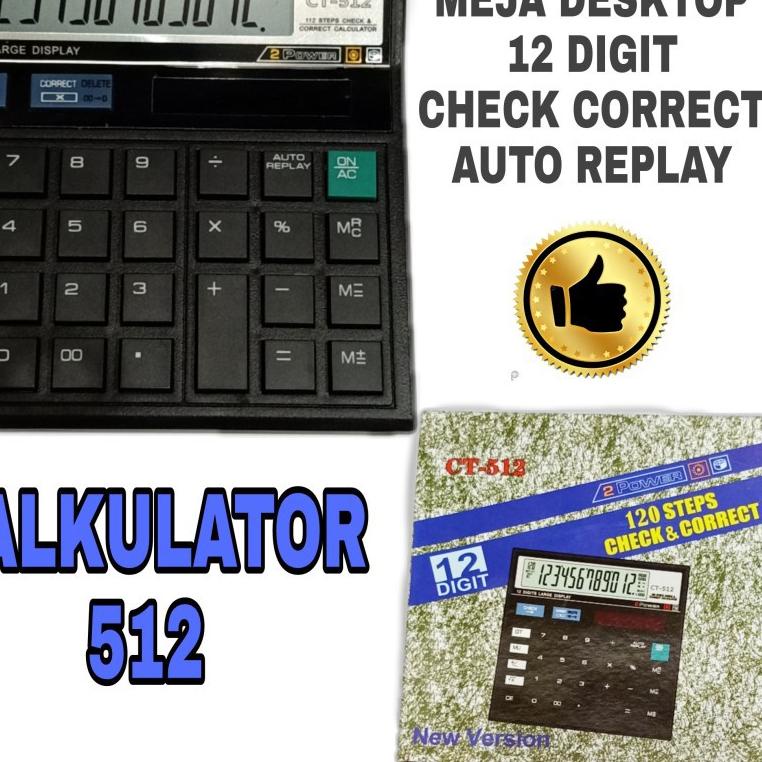 

CALCULATOR CHECK ULANG 512 KALKULATOR CHECK ULANG 12 DIGIT CT 512