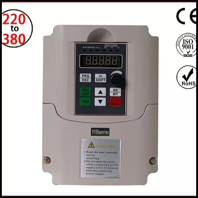 Vfd Inverter 7.5Kw 10Hp, Input 220V 1 Phase Dan Output 380V 3 Phase