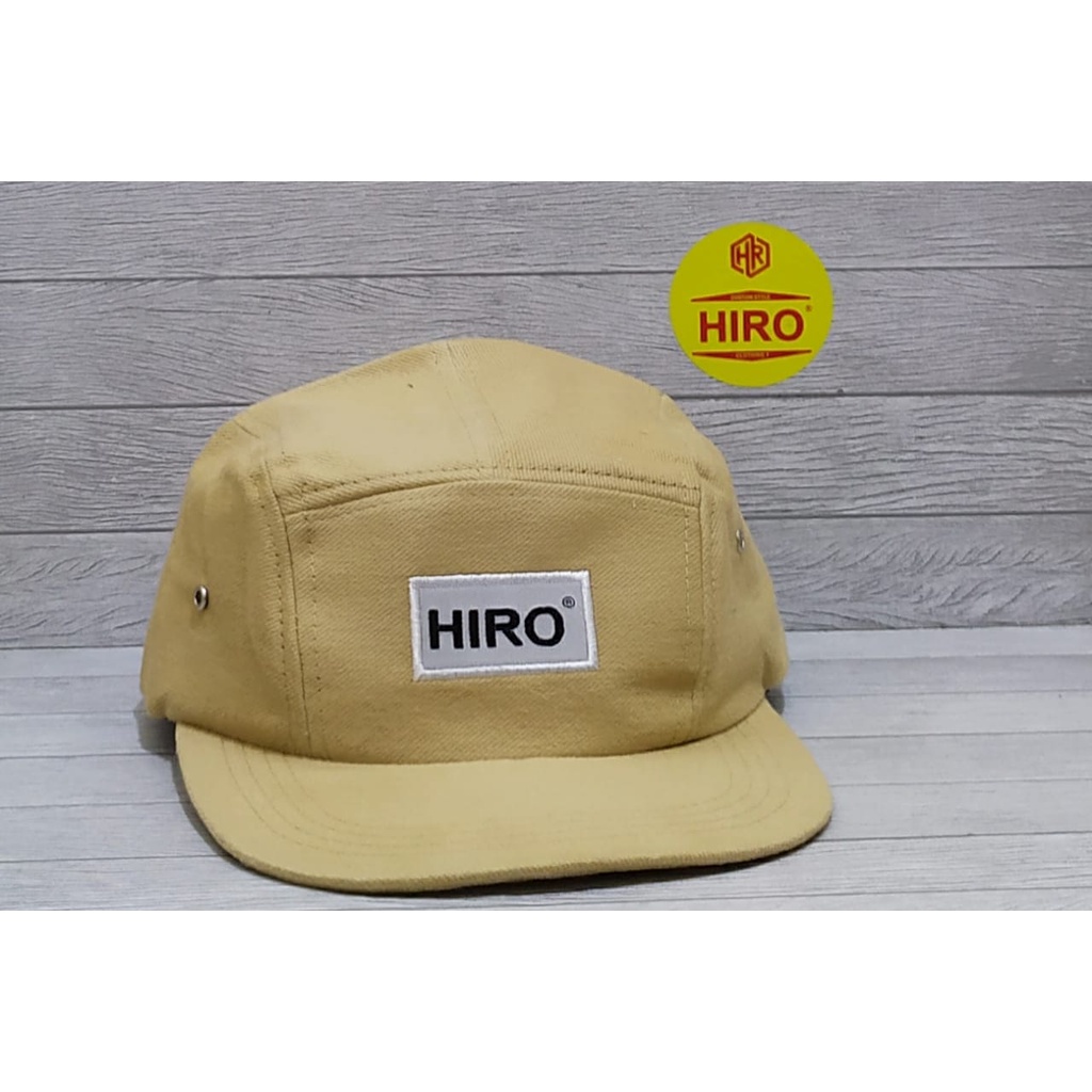 [COD]Topi Distro Pria/Topi Snapback Bordir HIRO Lima Panel/Topi Hip-Hop Keren