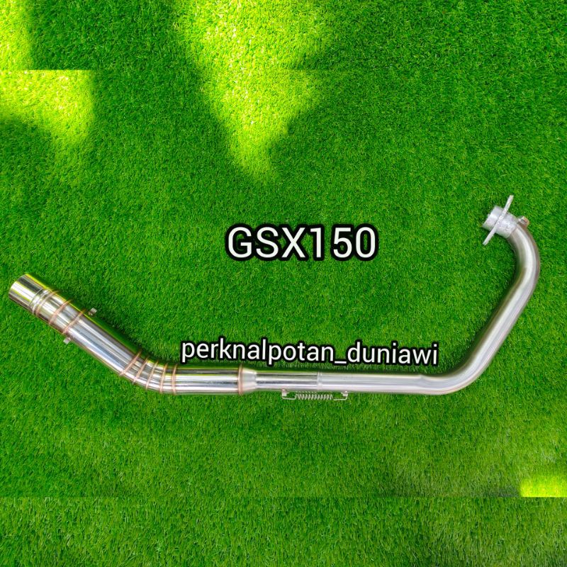 HEADER / LEHERAN KNALPOT SONIC R15 VIXION FU CBR150R CB150 GSX GTR MX KING NEW MEGAPRO TIGER VERZA-3