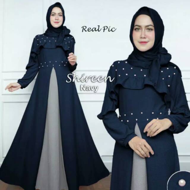 Baju Muslim Wanita HaifaDress/NoniHijab/MidiDress/CasualDress ,