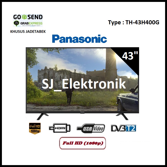 LED TV Panasonic 43 Inch TH-43H400G / 43H400G FullHD DVB-T2 HDMI USB