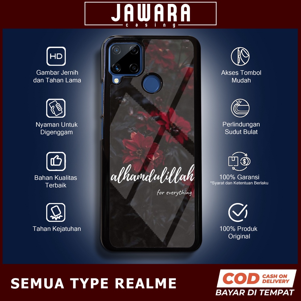 Case Realme C15 Casing Hp Realme C15 Premium Glossy Jawara Casing [ISLM] Kesing Hp Aesthetic Casing 