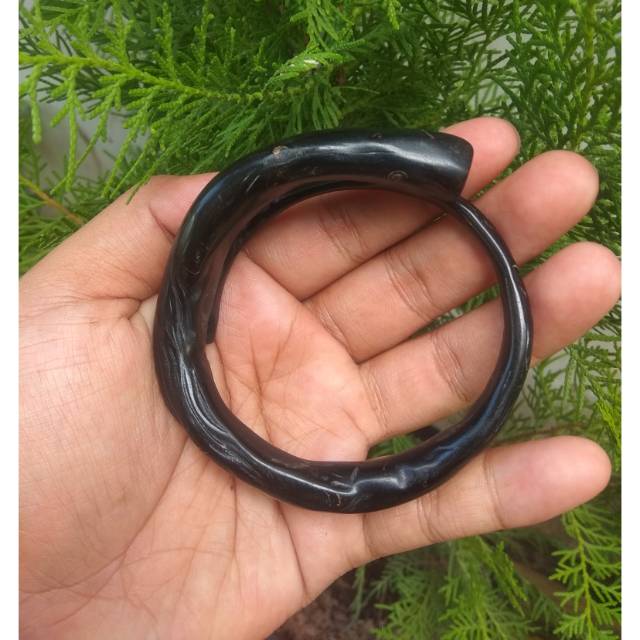 gelang AKAR BAHAR HITAM ORIGINAL LENTUR /GELANG AKAR BAHAR ASLI