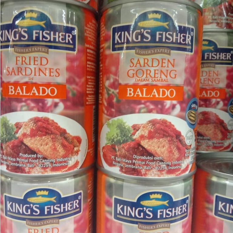 

King's Fisher Fried Sardines In Balado 425 gr