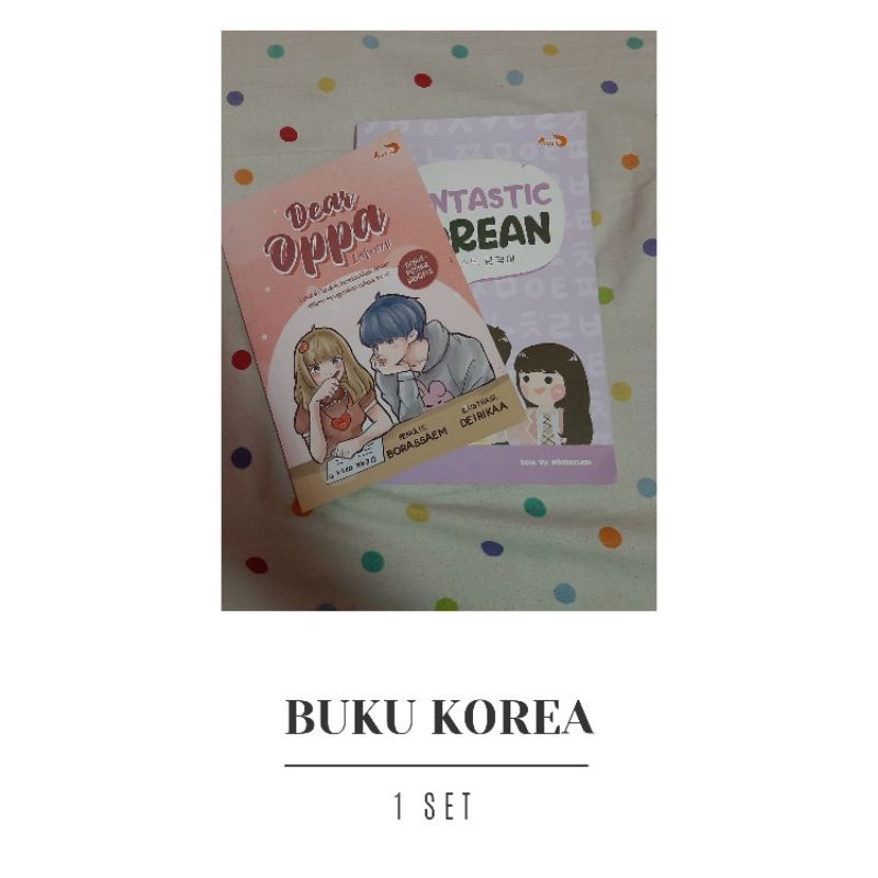 Buku korea [FUNTASTIC KOREAN & DEAR OPPA] (BOOKED)