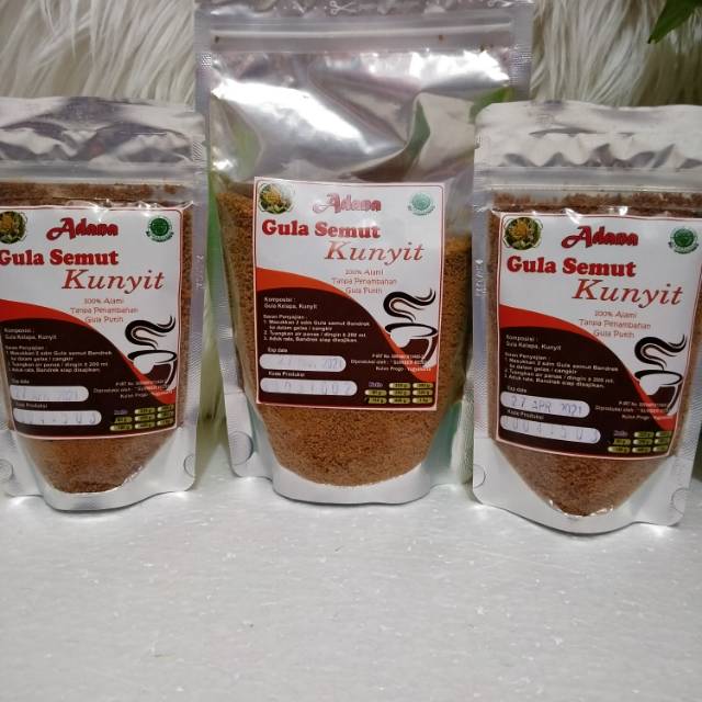 

Gula semut kunyit palm sugar brown sugar kunir khas jogja